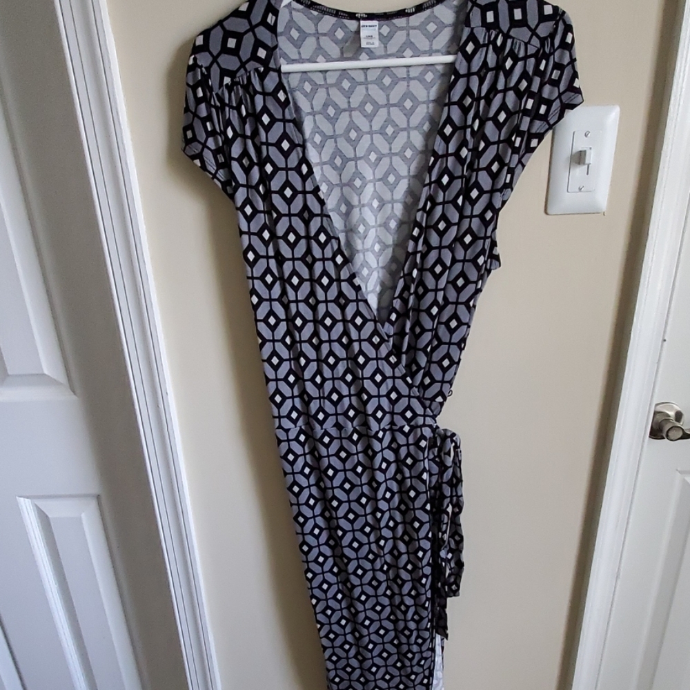 Wrap dress.